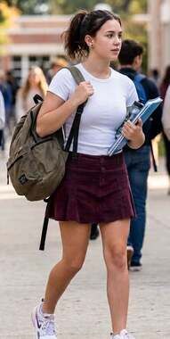 Wild Fable Burgundy Pleated Mini Skirt Bulk Lot Of 25